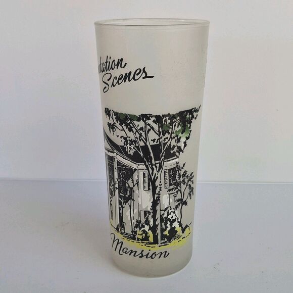 Vintage Libbey Frosted Plantation Series Set Of 2 Tall Iced Tea Cocktail Glasses - Picture 5 of 5